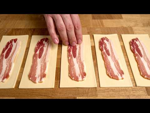 Van leveles tésztája és szalonnája? Ez a leveles tésztából készült finomság mindenkinek örömet fog o