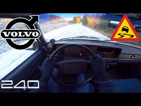 1986 Volvo 240 Estate (112 HP) POV Test Drive