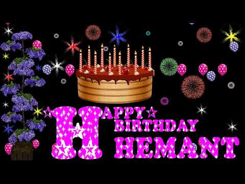 HEMANT HAPPY BIRTHDAY TO YOU
