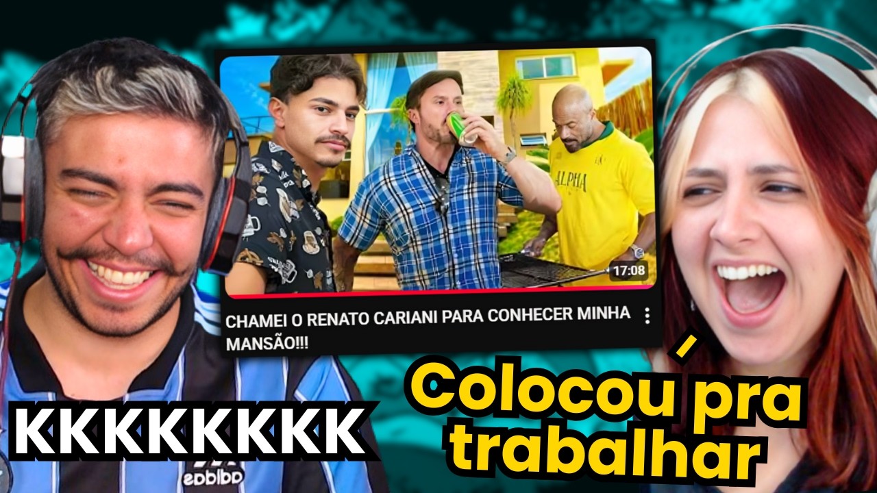 BISTECONE CHAMOU O RENATO CARIANI PARA CONHECER A MANSÃO!!! | REACT