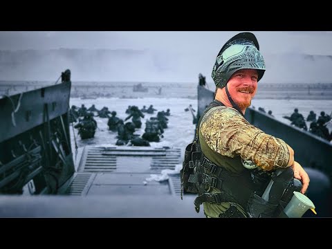 Fighting in a Paintball War! (Invasion of Normandy 2023)