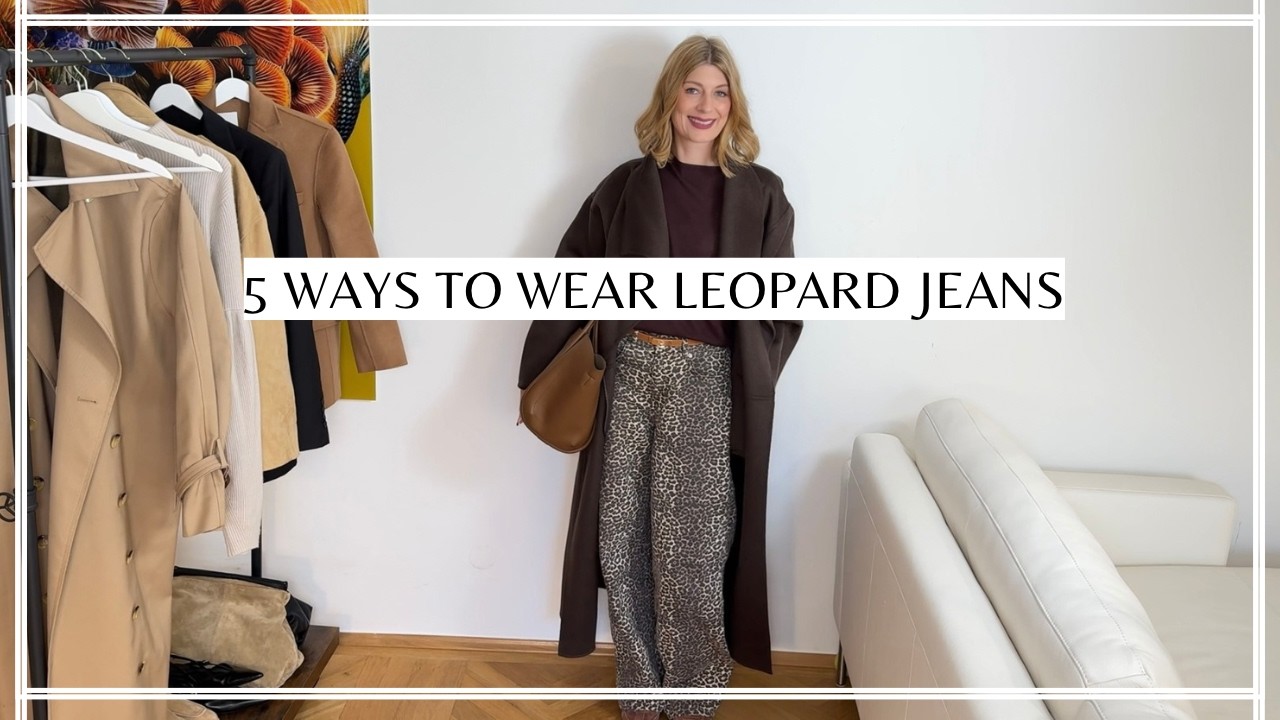 5 WAYS TO WEAR LEOPARD JEANS