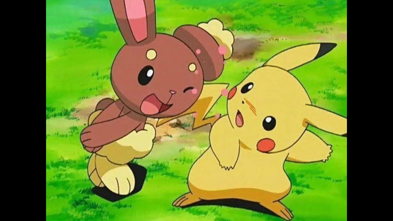 Buneary and Pikachu being a married couple for 42 seconds