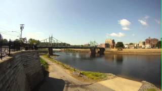 preview picture of video 'Phillipsburg, NJ - Easton, PA Boat Ramp Timelapse'