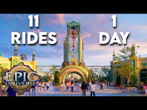 How to Ride EVERYTHING at Epic Universe in 1 Day | Tips and Tricks