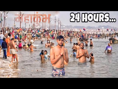 24 hours survival challenge in mahakumbh with only 500 rupees