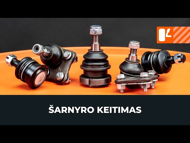 Peržiūrėkite vaizdo įrašo vadovą, kaip pakeisti VW TIGUAN Atramos / vairo traukė