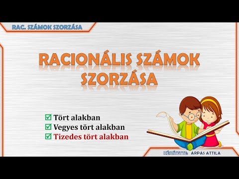 🎈TIZEDES  TÖRTEK SZORZÁSA A POZITÍV ÉS NEGATÍV RACIONÁLIS SZÁMOK HALMAZÁBAN