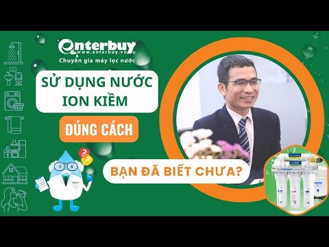 Hướng dẫn sử dụng nước ion kiềm đúng cách theo tài liệu chính thức Nhật Bản
