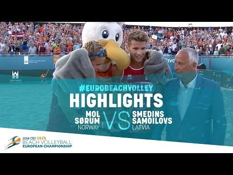 MOL/SORUM (NOR) vs SMEDINS/SAMOILOVS (LAT) | Highlights | #EuroBeachVolley 2018