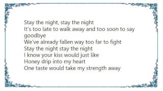 George Ducas - Stay the Night Lyrics
