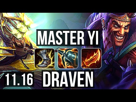 MASTER YI & Taric vs DRAVEN & Nautilus (ADC) | Rank 4 Yi, 2.2M mastery | NA Grandmaster | v11.16