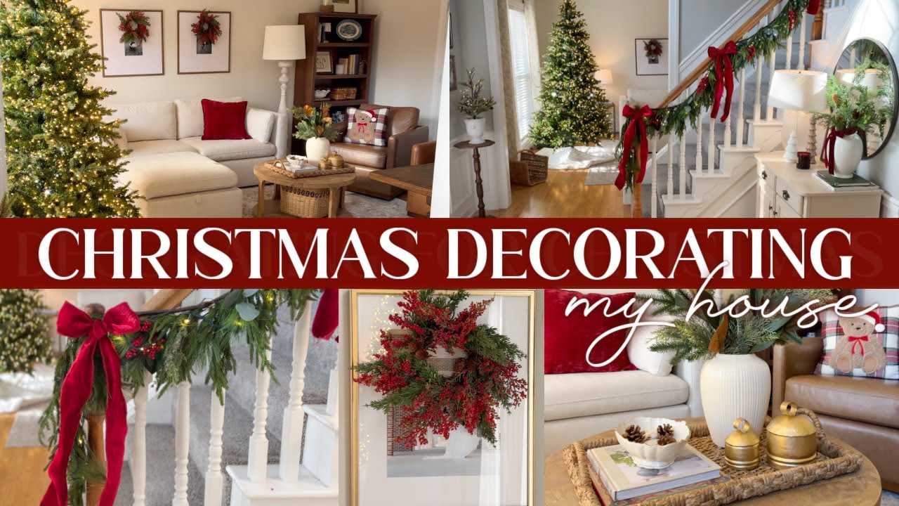 2025 CHRISTMAS DECORATING 🎄 Traditional Christmas Home Decor Ideas | Decorate with me for Christmas!