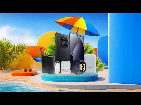 XIAOMI SUMMER PACK: Redmi Note 15 Pro 4G 8/256GB Titanium + Xiaomi Power Bank 10000 mAh + Xiaomi Sound Pocket + Redmi Buds 6 Active + Xiaomi Tag + Redmi Watch 5 Active video