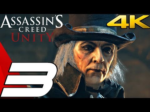 Assassin's Creed Unity - Gameplay Walkthrough Part 3 - Sewers & Le Roi [4K 60FPS ULTRA]