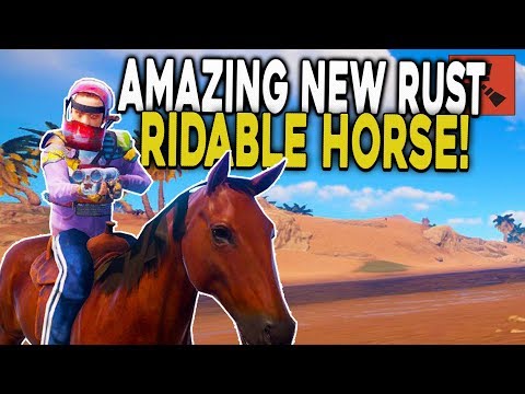 PERFECT Start with Our NEW RIDEABLE HORSE! - Rust Solo Survival