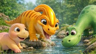 Download lagu SECRET Gentle Lesson?! 💧 Dino Friends Discover Why Kindness Wins! 😱🔥 | Good Dinosaur Toons mp3