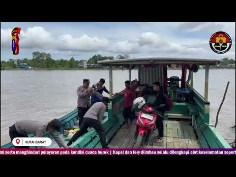 PKN #173 Sat Polairud Polres West Kutai Holds Safety Socialization in Melak