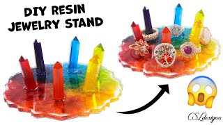 😱 Learn how to make your own super versatile resin jewellery stand. 😍AD