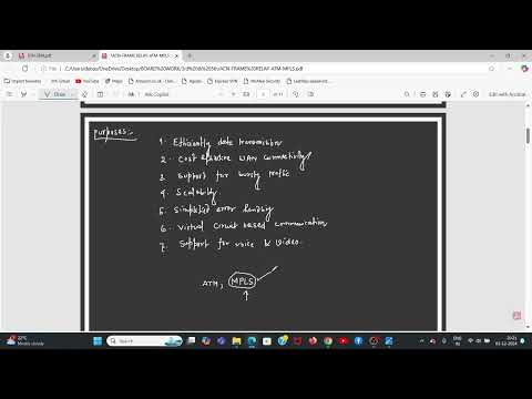 Switching Techniques; Introduction to Frame Relay, ATM, MPLS|ACN-UNIT-2 | Dh Sir Classroom