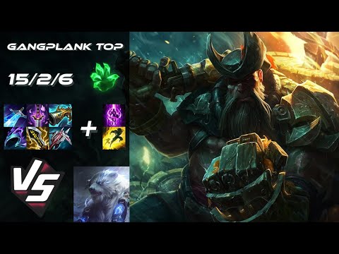 TOP Gangplank vs Volibear - NA Grandmaster Patch 14.24