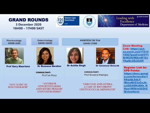 Grand Rounds 3 December 2020