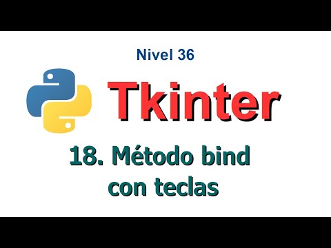 Python - Nivel 36 - Reto 18 - Método bind con teclas