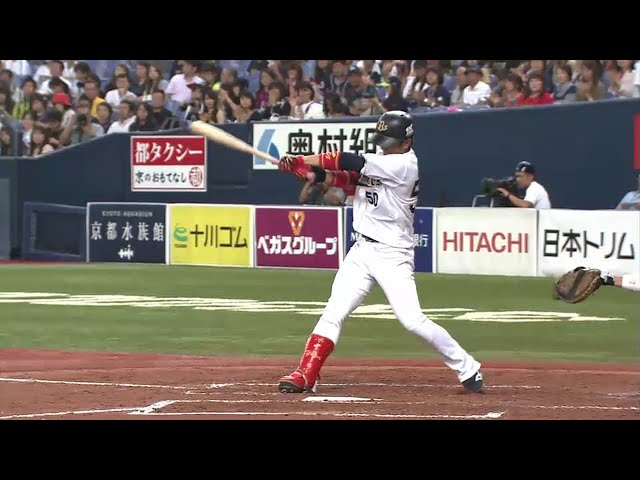 【2回裏】逆方向へ狙い打ち!! バファローズ・小田 三遊間を破る追撃のタイムリー!!  2016/9/28 Bs-E