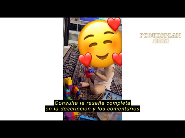 Vídeo relacionado con Mega Bloks Bolsa clásica con 60 bloques de construcción, juguetes bebés 1 año (Mattel DCH55)
