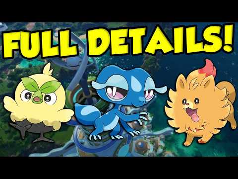 GEN 10 STARTER POKEMON DETAILS! EVERYTHING You Need To Know About Pokemon Winds And Waves