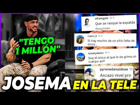 JOSEMA en LA TELE ¿Cuánto gana? Comida, problemas de culturista...
