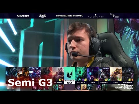 Fnatic vs Splyce - Game 3 | Semi Finals S9 LEC Spring 2019 | FNC vs SPY G3