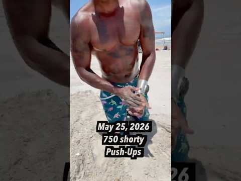 750 shorty pushups in Jacksonville Florida.