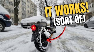 Can You Ride An Electric Scooter In The Winter?