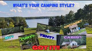 We found the ultimate camping spot at Lake Anna State Park