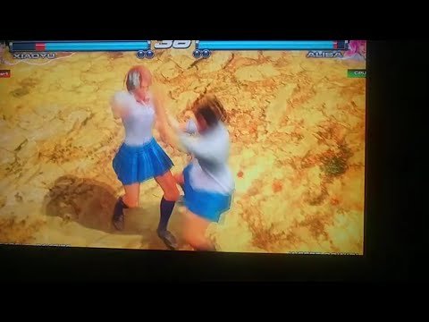 Tekken Tag Tournament 2 Prologue Xiaoyu Ruby Throw on Alisa Ryona