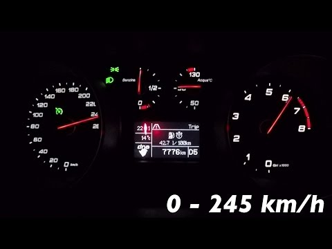 2016 Alfa Romeo Giulietta 240hp - 0-100 km/h   0-60 mph Tachovideo, Beschleunigung, Acceleration