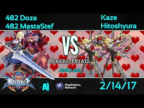 AniClash V Day Waifu Wars - 482 MastaStef/482 Doza vs Hitoshyura/Kaze Loser's Finals - BBCF