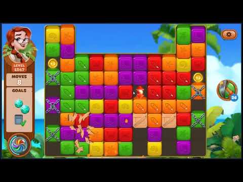 Lost Island Blast Adventure Level 1547 - NO BOOSTERS 🏝️ | SKILLGAMING ✔️