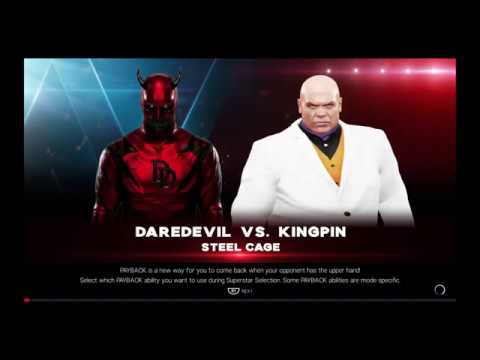 WWE 2K19 Who is better Daredevil vs. Kingpin