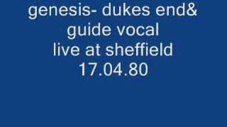 genesis- dukes end live