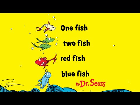 One fish Two fish Red fish Blue fish by Dr. Seuss Audiobook Read Along @ Book in Bed