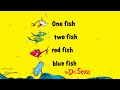 One Fish Two Fish Red Fish Blue Fish By Dr Seuss Audiobook Read Along Book In Bed