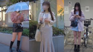 4K【大久保公園】病院前周辺をお散歩👣雨の中のP活立ち〇ぼ女子︎💕︎Walk in front of Okubo Park Hospital#tokyowalk#japanwalk