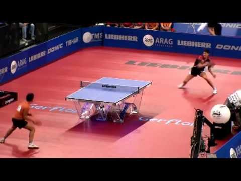 TT-Europa-Meisterschaften 2009  (19)Germany vs Spain -- P.Baum-D.Ovtcharov