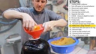 Water Softener Resin Replacement - How to Replace Media in Tank