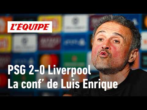 "Ce sera très difficile à Anfield !" : Luis Enrique après la victoire du PSG contre Liverpool (2-0)