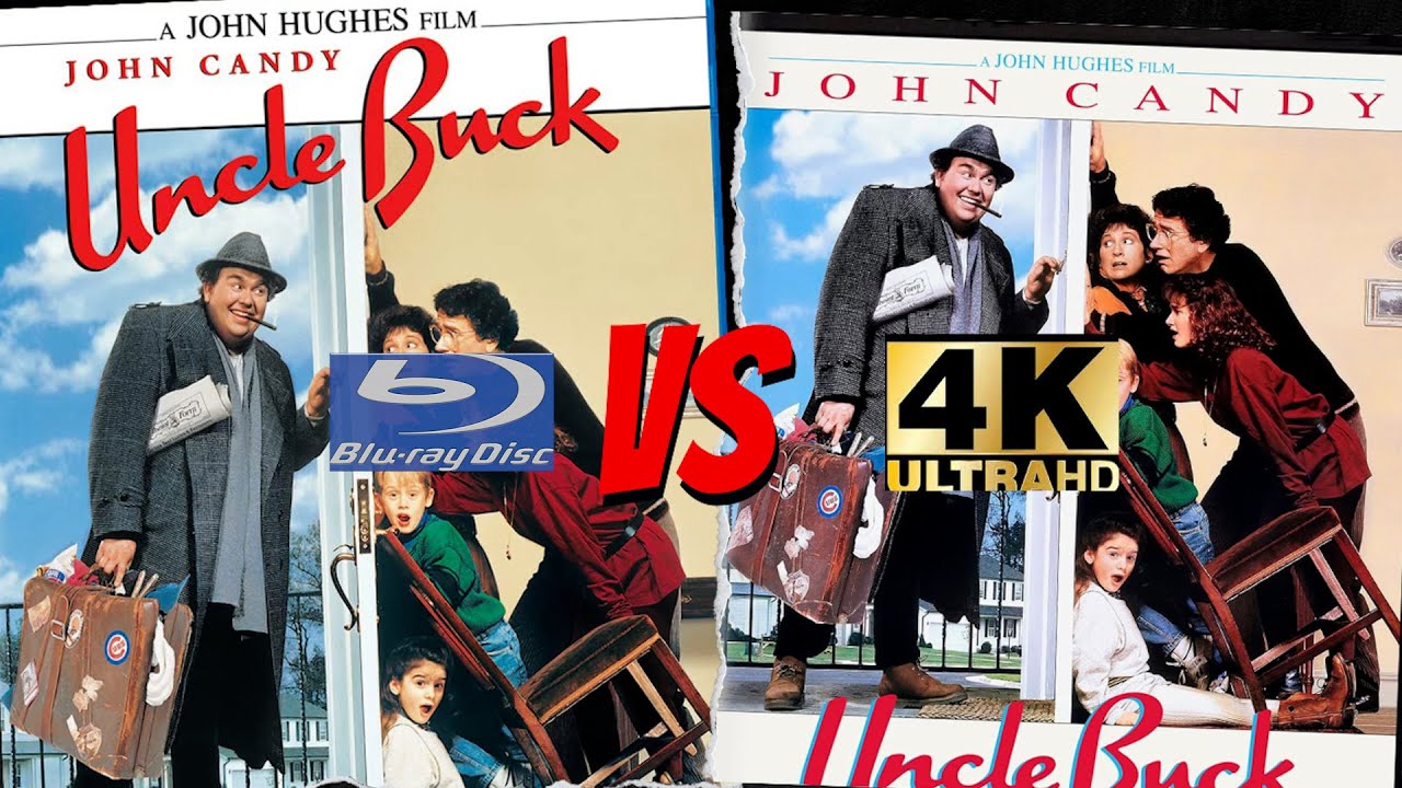 UNCLE BUCK (1989) 4K Ultra HD VS. Bluray COMPAARISON and Tribute to John Candy
