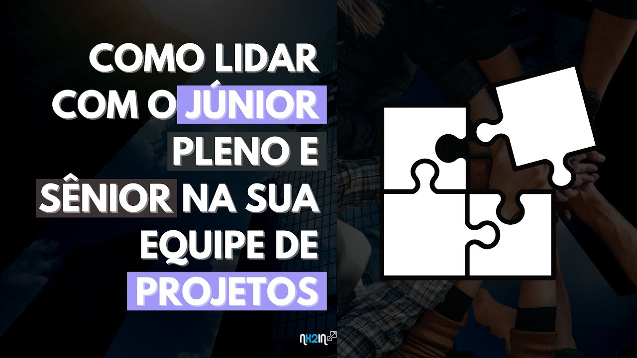 Como lidar com o Junior, Pleno e Sênior na sua Equipe de Projetos - Gestão de Times - Team Building
