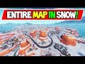 [FULL] FORTNITE CHRISTMAS DAY SNOW FOOTAGE! Full Map Covered in SNOW! 